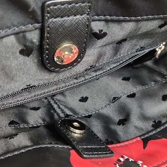 Kate Spade Wilson Road Poppy Alyse Nylon Floral Satchel Tote - Picture 14 of 16